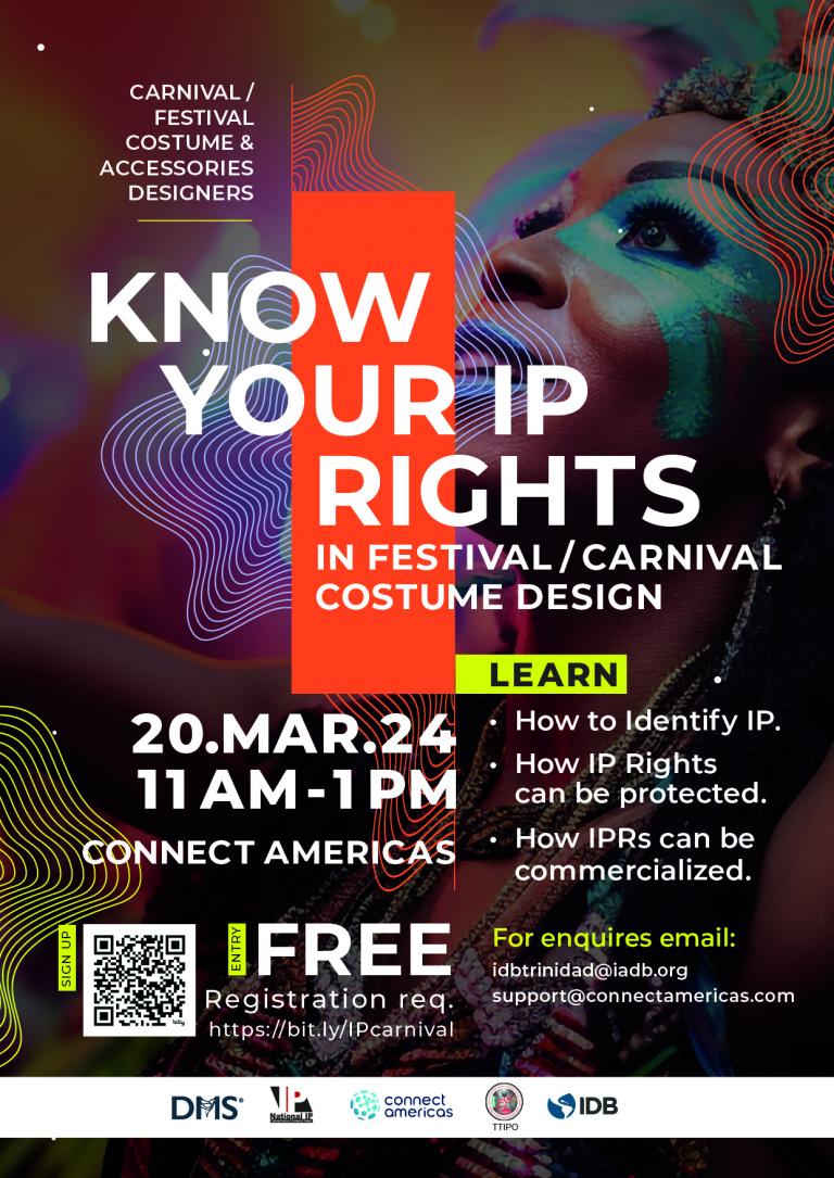 IP Training for Carnival Costume Designers